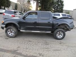 2001 TOYOTA TACOMA PRERUNNER DOUBLE CAB BLACK 2.7L AT 2WD Z16149